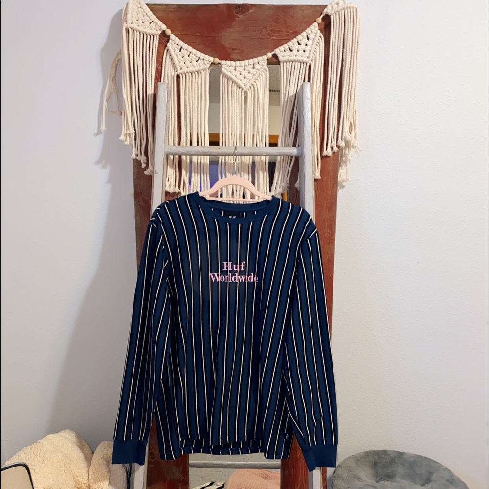 Huf Worldwide Men’s Size Large Long Sleeve Shirt